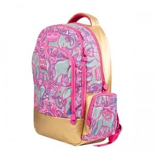 NWT Ringling Collection Mom Girls School Backpack Simply Southern Pink Elephants